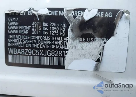 2018 BMW 330I Gran Turismo xDrive из США, поврежденный, VIN WBA8Z9C5XJG828129